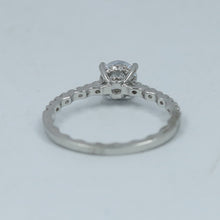 Zircon/AD Silver Ring 7933-05