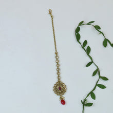 Traditional Antique Maang Tikka With Pearl Latkan 9668-4679