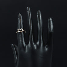 Rose Gold Silver Ring 15012-2157