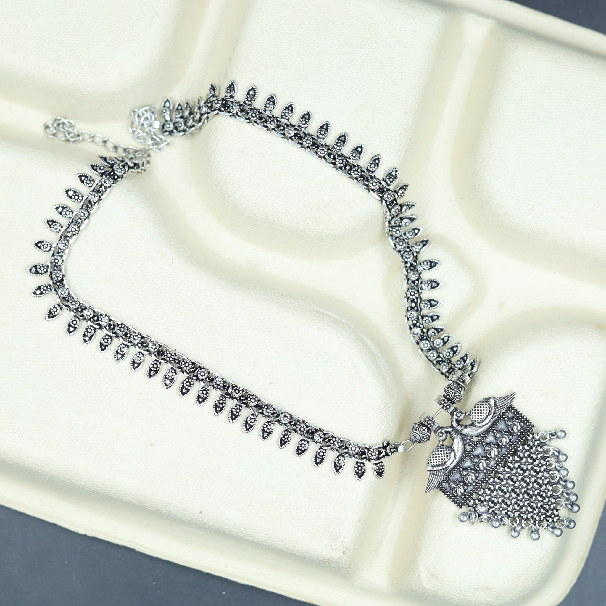 Medium Oxidized Pendant Set 7605-82