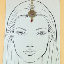 Mehandi Finish Maang Tikka 18935-100