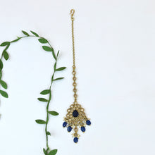 Blue Maang Tikka 10089-5414