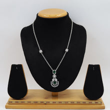 Light Zircon/AD Pendant Set 16470-68