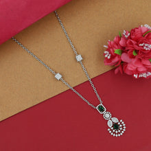 Light Zircon/AD Pendant Set 16470-68