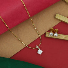 Light Zircon/AD Pendant Set 16249-69