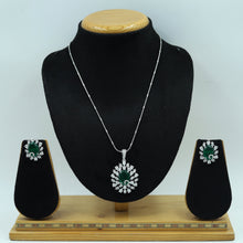 Stylish Zircon/AD Pendant Set 16409-69