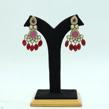 Round Neck Polki Necklace Set 16464-21