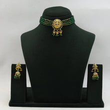 Choker Temple Necklace Set 14898-21