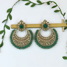 Green Antique Earrings 12848-9428
