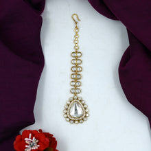 Moissanite Kundan Maang Tikka 15074-87