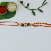 Rudraksha Men's Rakhi Hand Made In India 20303-100