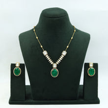 Sabyasachi Inspired Moissanite Medium Kundan Pendant Set 15083-87