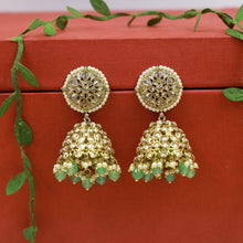 Mint Green Antique Earrings
