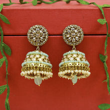 Firozi Antique Earrings