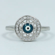 Silver Ring Evil Eye 1720-75