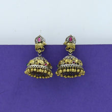 Jhumki Oxidized Earring 12643-28
