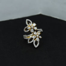 Gold Plated Zircon/AD Ring 6824-2045