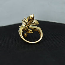 Gold Plated Zircon/AD Ring 6824-2045