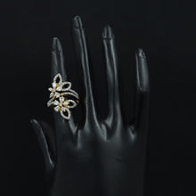 Gold Plated Zircon/AD Ring 6824-2045