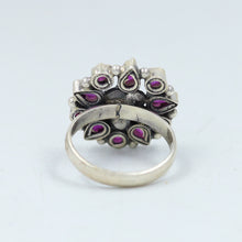 Ruby Silver Ring 11645-7769