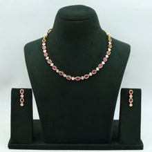 Round Neck Kundan Necklace Set 15190-68