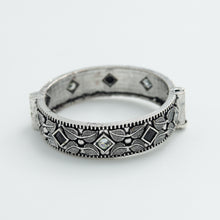 Silver Oxidized Bangles/Kada 9925-R