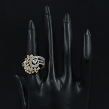 Gold Plated Zircon/AD Ring 6818