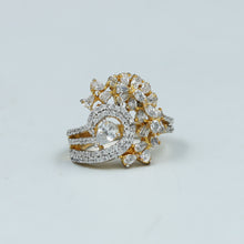 Gold Plated Zircon/AD Ring 6818