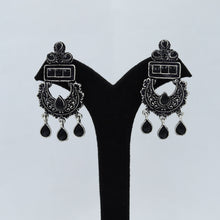Chandbali Oxidized Earring 13202-33