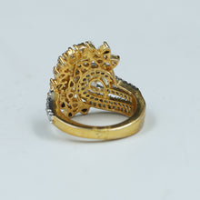 Gold Plated Zircon/AD Ring 6818