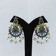 Chandbali Oxidized Earring 13174-33
