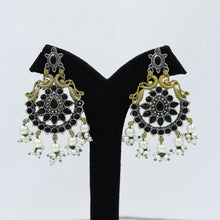 Chandbali Oxidized Earring 13174-33