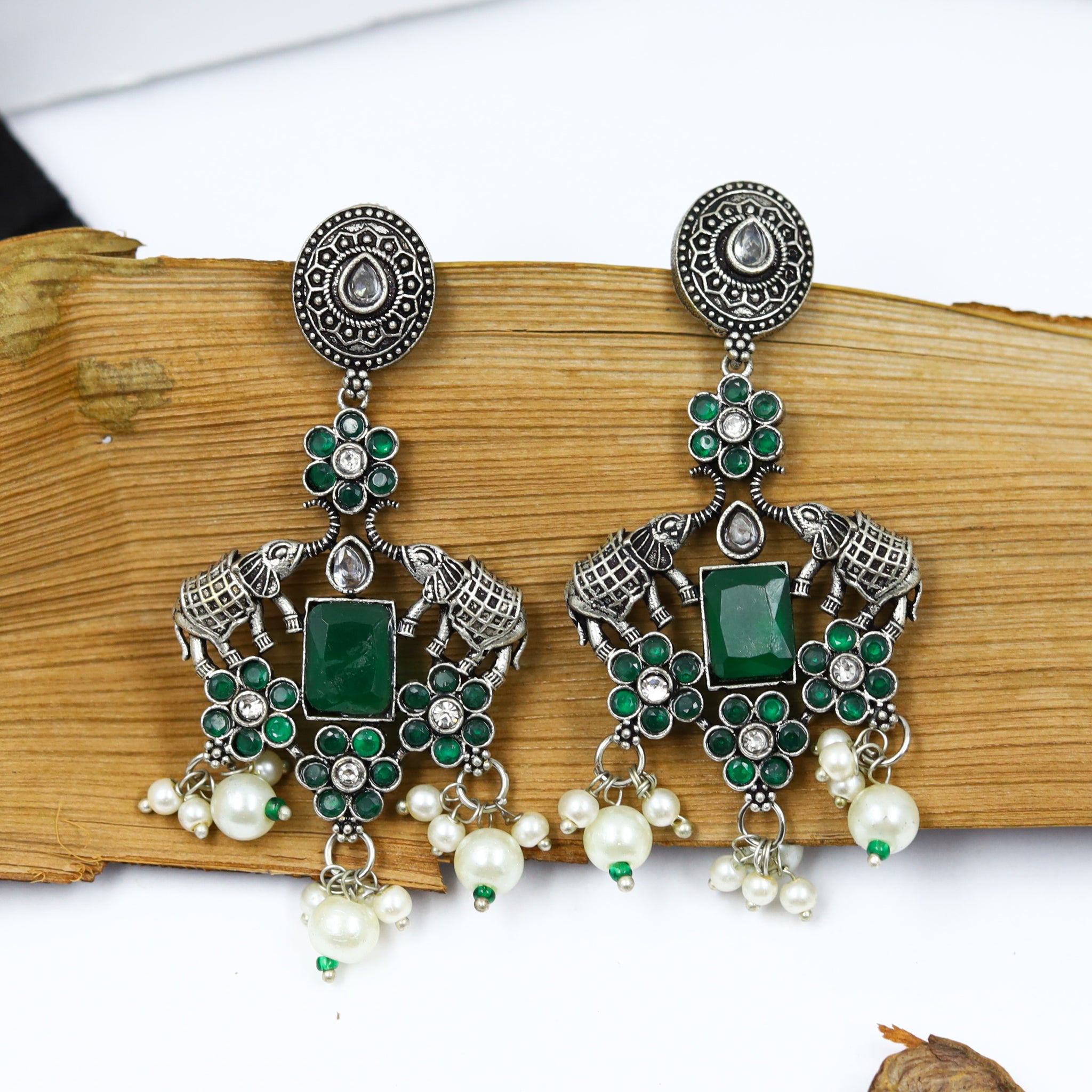 Danglers Oxidized Earring 12631-28