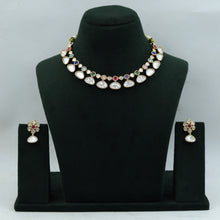 Sabyasachi Inspired Round Neck Kundan Necklace Set 15201-68