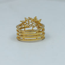Gold Plated Zircon Ring 6784-1225