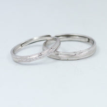 Pure 925 Hallmarked Silver Couple Ring 7993-22