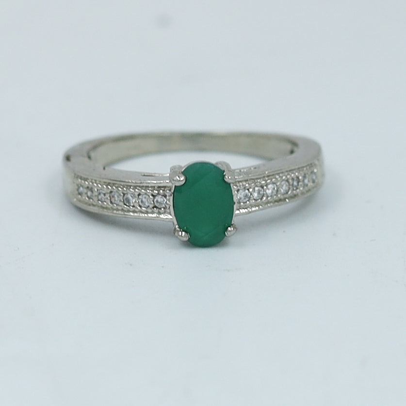 Zircon/AD Green Color Ring 6262-100