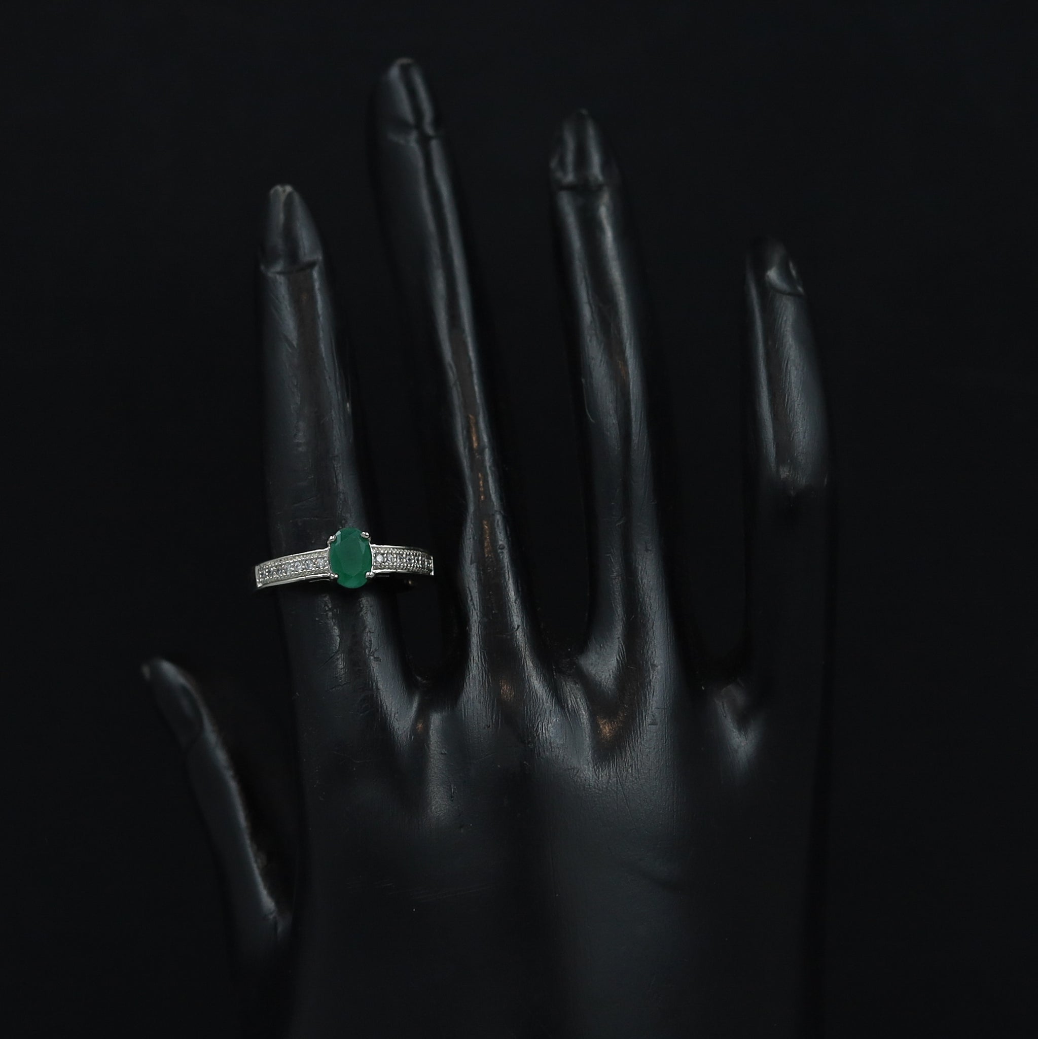 Zircon/AD Green Color Ring 6262-100