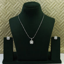 Light Zircon/AD Pendant Set 6184-08