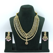 Round Neck Polki Necklace Set 3519-21