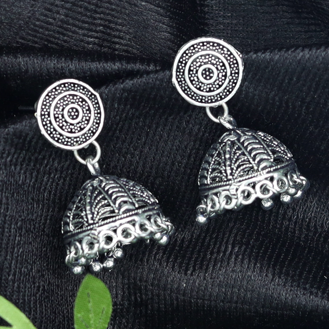 Jhumki Oxidized Earring 7650-82