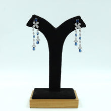 Round Neck Double Line Zircon/AD Necklace Set 16595-31