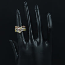 Three Tone Plated Designer RING 8792-2849