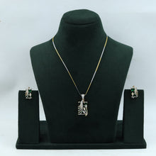 Light Zircon/AD Pendant Set 15314-69