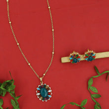 Sabyasachi Inspired Moissanite Light Kundan Pendant Set 16804-87