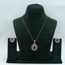 Designer Zircon/AD Pendant Set 15241-69