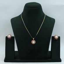 Light Zircon/AD Pendant Set 15257-69