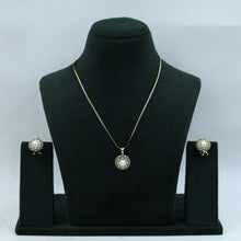 Light Zircon/AD Pendant Set 15257-69