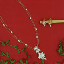 Light Kundan Pendant Set 16088-31