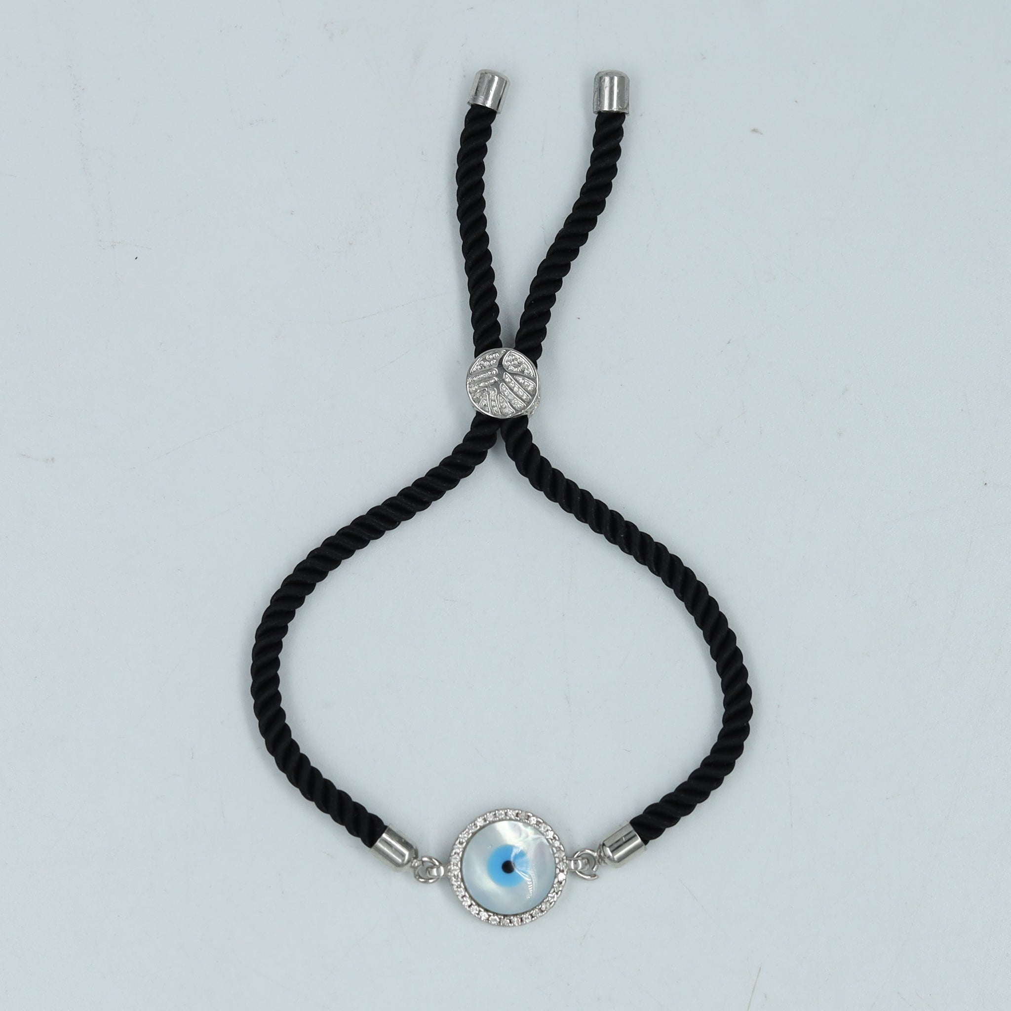 Evil Eye Silver Plated Bracelet 9814-05